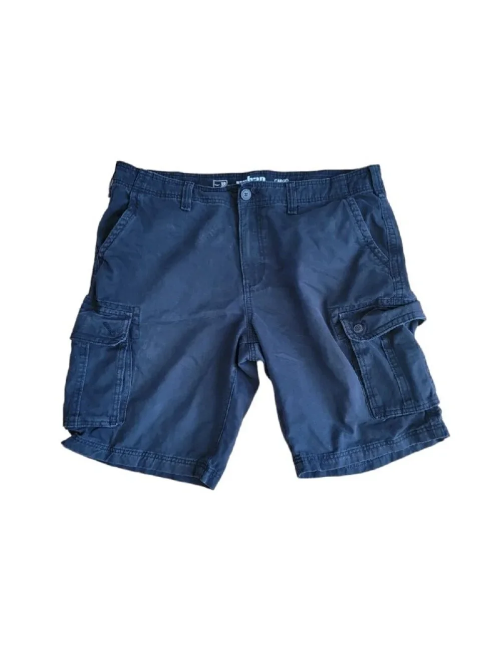 Urban Pipeline Cargo Shorts Mens 38 Dark Gray Hits At Knee CottonU